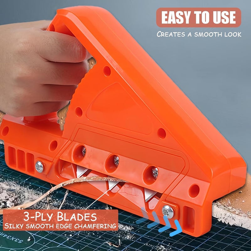 YJPPDD Drywall Cutting Tool, Plasterboard Edger Fast Cutter, Precise 45 60 Gypsum Board Chamferer With 10 Blades, Woodworking Hand Smoothing Planes, Perfect Angle Planers for Woodworkers - Image 4